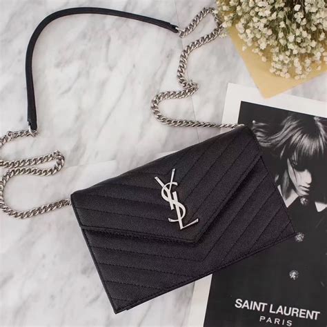 ysl wallet silver hardware|YSL wallet dupe.